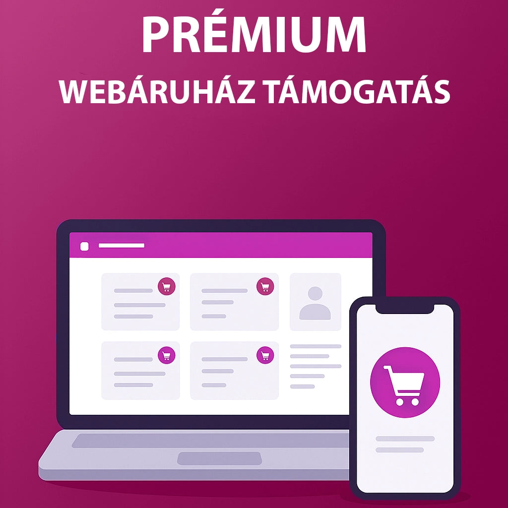 PRÉMIUM Webshop Támogatás Csomag