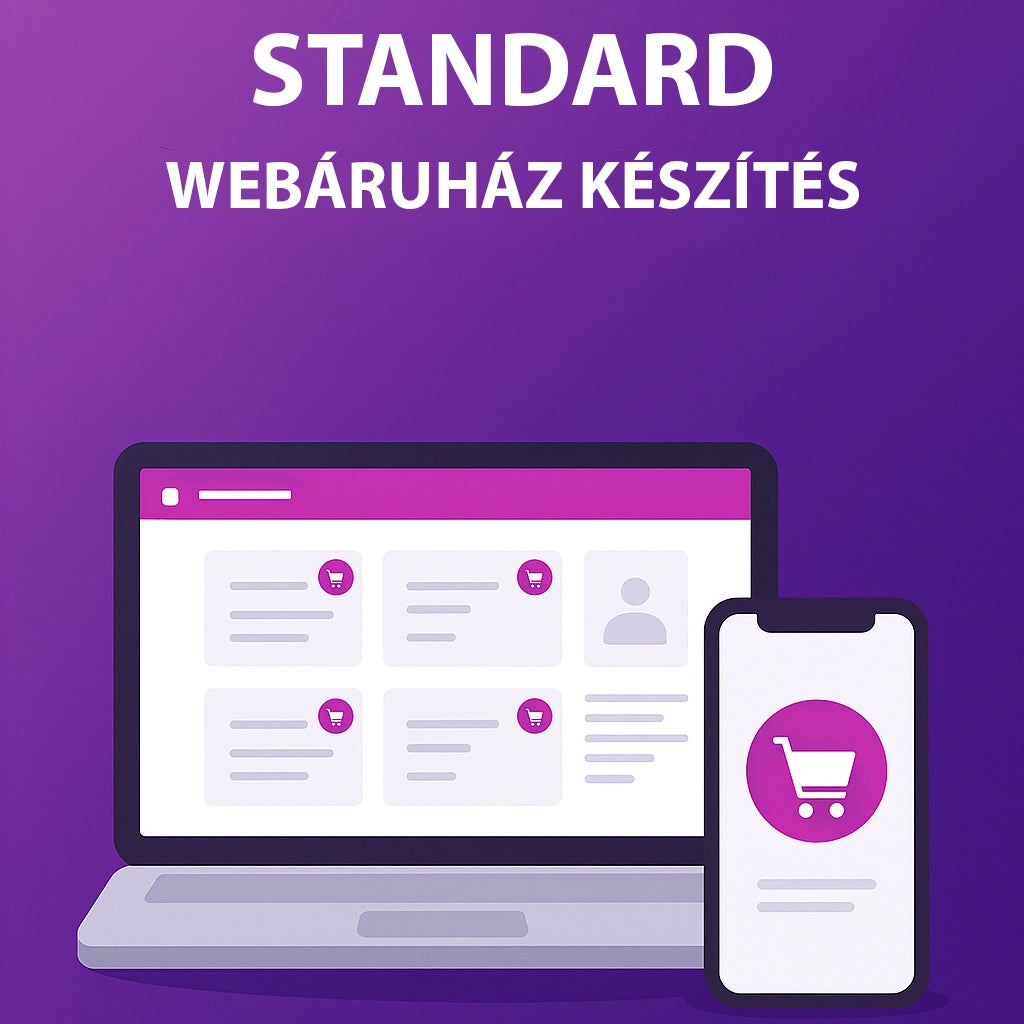 STANDARD Webshop Készítés Csomag