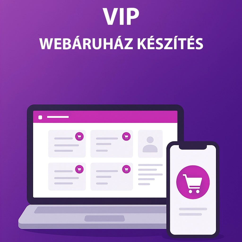VIP Webshop Készítés Csomag