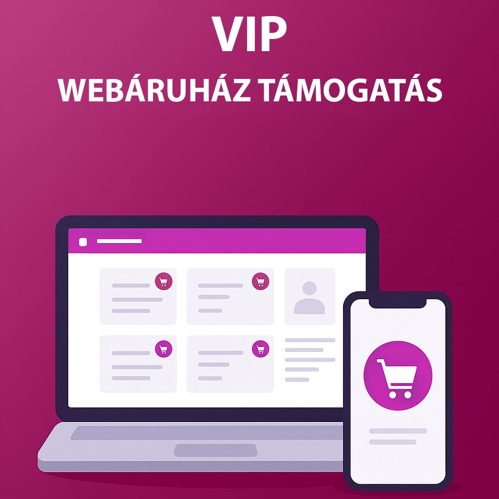 VIP Webshop Támogatás Csomag