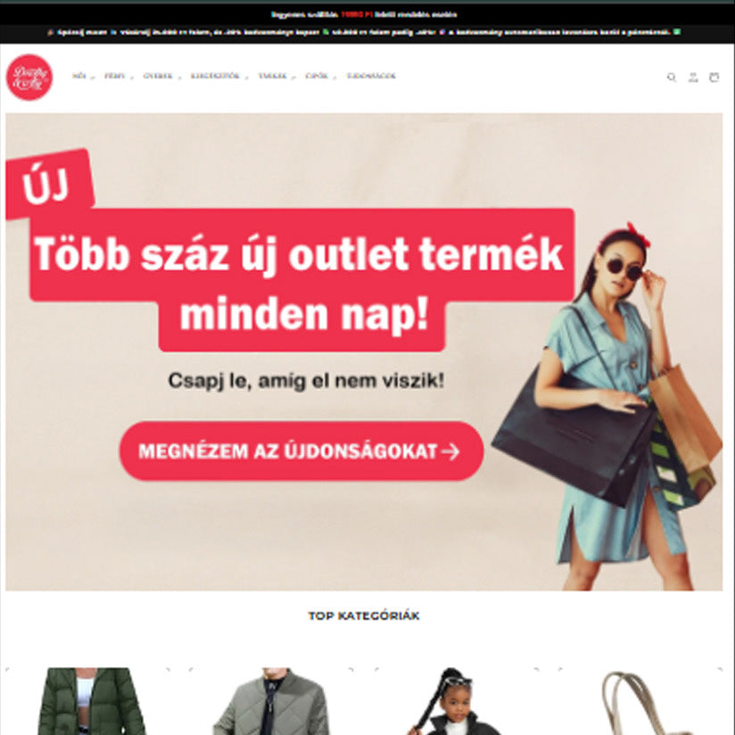 Dorothy & Aby webshop – Shopsegéd menedzsment és kampánykezelés