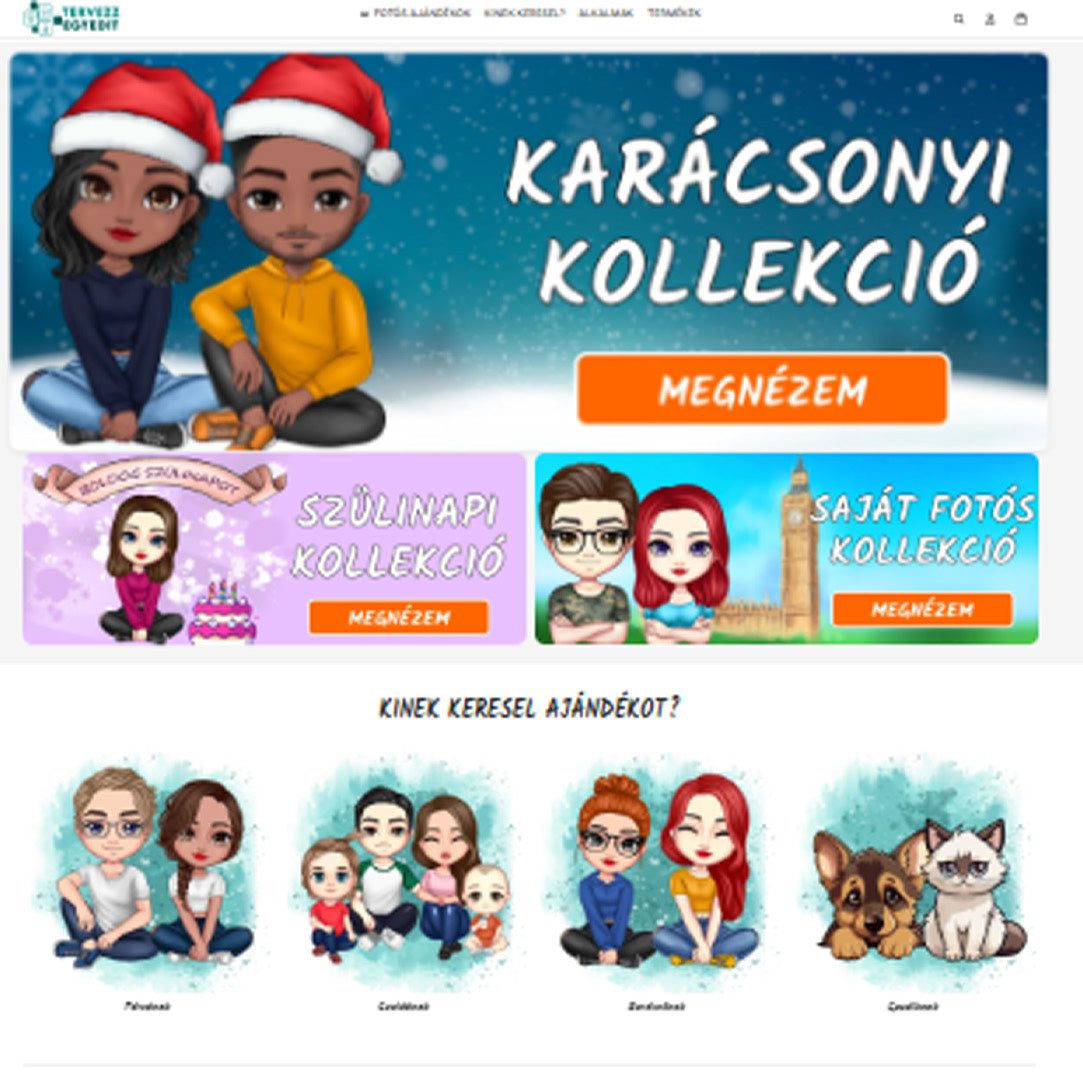 Tervezz Egyedit webáruház – Shopsegéd fejlesztés és menedzsment referencia